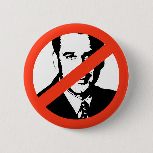 Badge Rond 5 Cm ANTI-BOEHNER : Anti-John Boehner