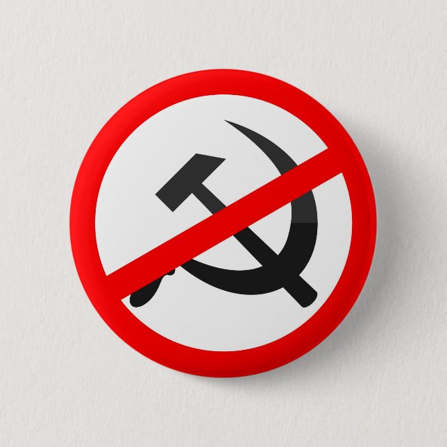 Badge Rond 5 Cm Anti-Communisme (Devant)