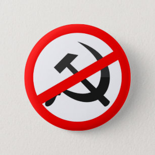 Badge Rond 5 Cm Anti-Communisme