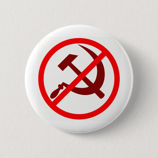 Badge Rond 5 Cm anti-communiste (Devant)