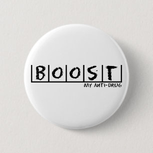 Badge Rond 5 Cm Anti-Drogue de poussée