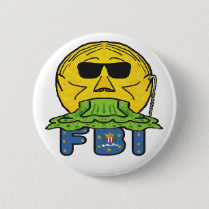 Badge Rond 5 Cm Anti FBI