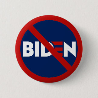 Badge Rond 5 Cm Anti Joe Biden pas mon président