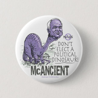 Badge Rond 5 Cm Anti McCain McAncient