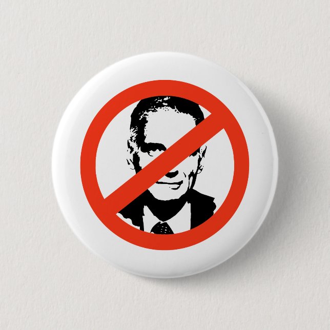 Badge Rond 5 Cm ANTI-NADER : Anti-Ralph Nader (Devant)