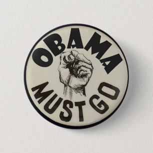 Badge Rond 5 Cm Anti-Obama