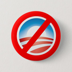 Badge Rond 5 Cm Anti Obama T-shirts de NOBAMA, tasses, sweat -