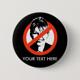 Badge Rond 5 Cm Anti-Palin bouton/texte fait sur commande