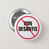 Badge Rond 5 Cm Anti Ron DeSantis Floride Démocrate Politique (Devant & derrière)
