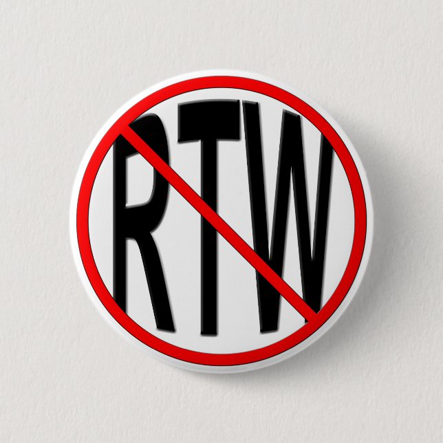 Badge Rond 5 Cm Anti-RTW (Devant)