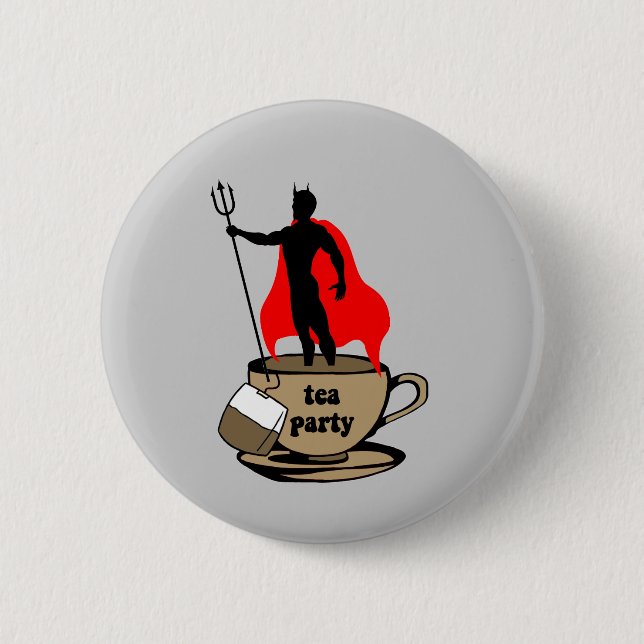 Badge Rond 5 Cm Anti thé de diable (Devant)