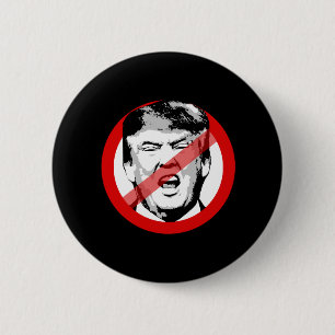 BADGE ROND 5 CM ANTI-TRUMP - - -