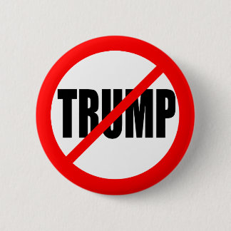 BADGE ROND 5 CM ANTI-TRUMP