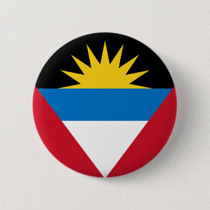 Badge Rond 5 Cm antigua et barbuda