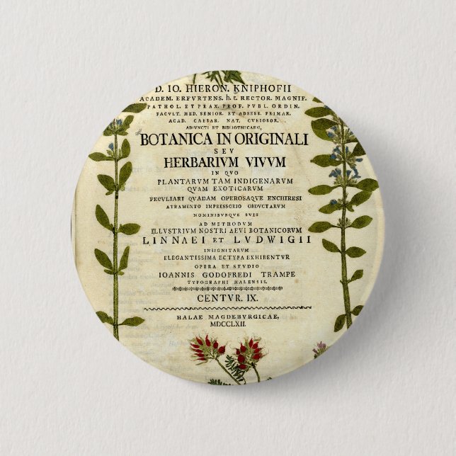 Badge Rond 5 Cm Antique Boite Boite (Devant)