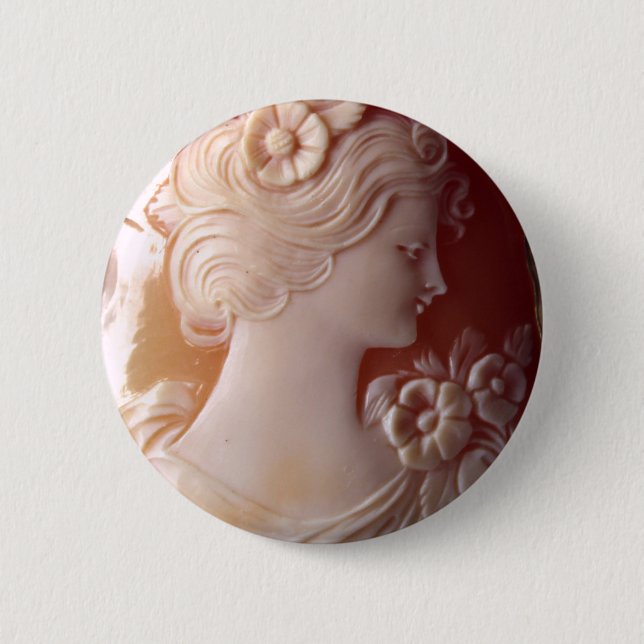 Badge Rond 5 Cm Antique Cameo (Devant)