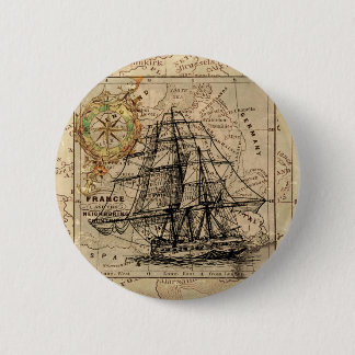 Badge Rond 5 Cm Antique Old General France
