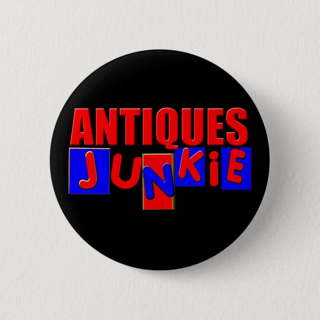 Badge Rond 5 Cm Antiquités Amusantes (Devant)