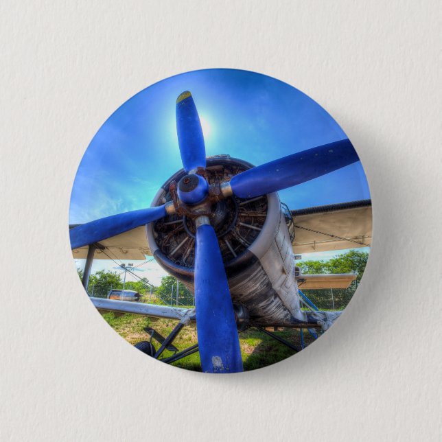 Badge Rond 5 Cm Antonov AN-2 Biplane (Devant)