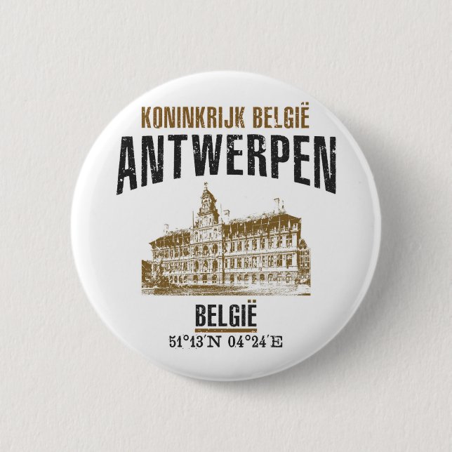 Badge Rond 5 Cm Anvers (Devant)