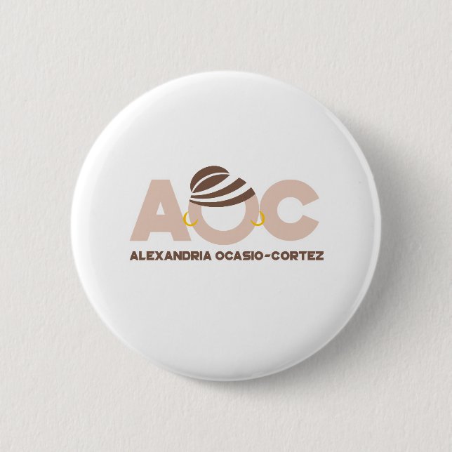 BADGE ROND 5 CM AOC ESPOIR (Devant)