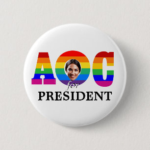 Badge Rond 5 Cm AOC pour le président