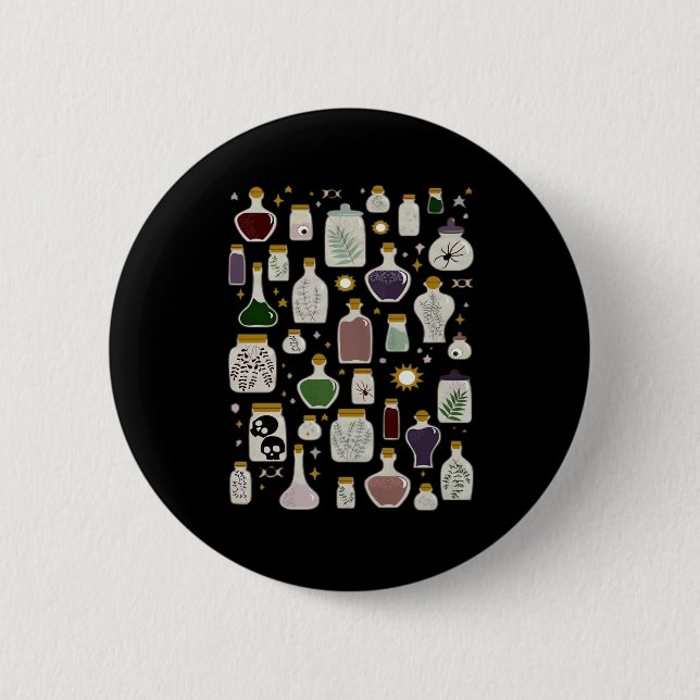 Badge Rond 5 Cm Apothécaire De Whimsigoth (Devant)