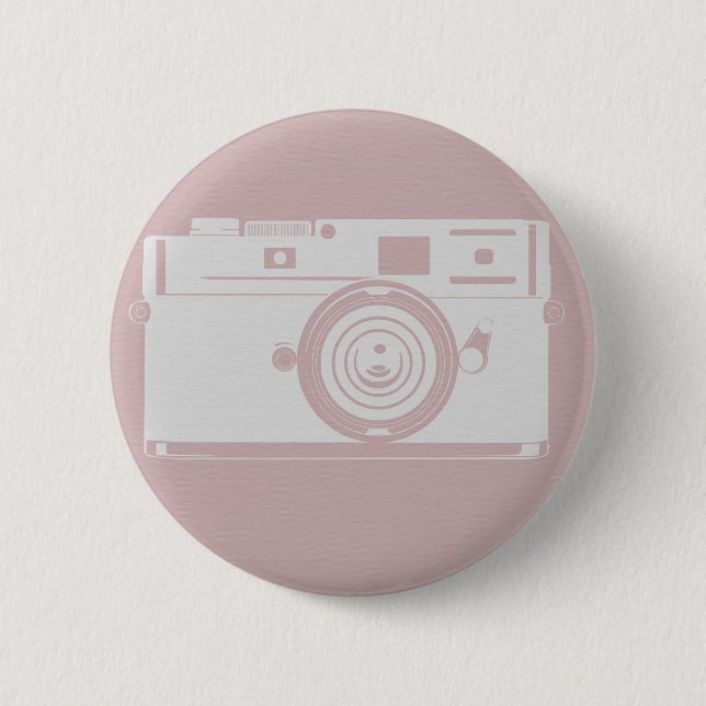 Badge Rond 5 Cm Appareil-photo (Devant)