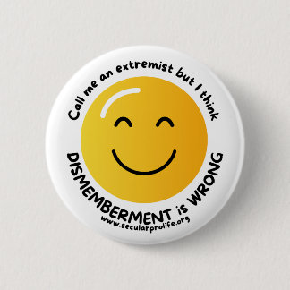 Badge Rond 5 Cm appelez-moi un extrémiste