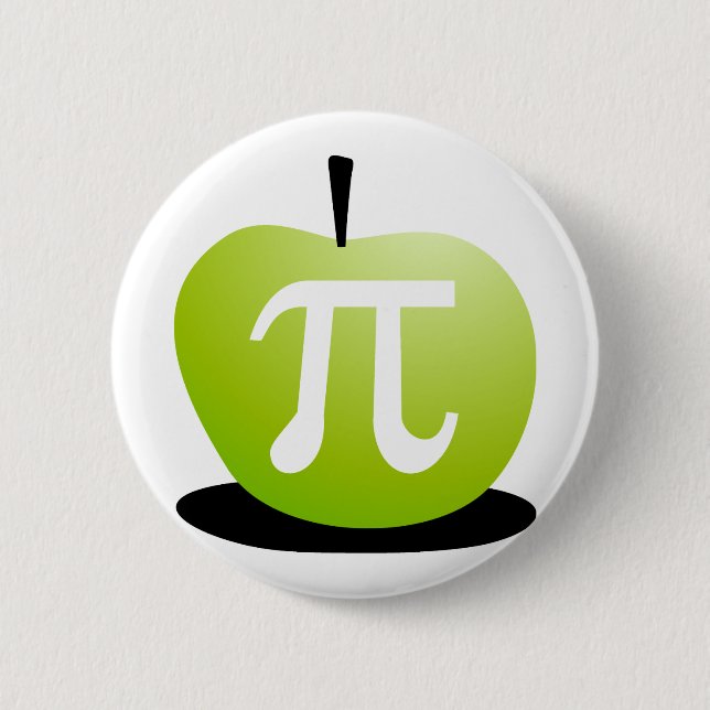 Badge Rond 5 Cm Apple pi (Devant)