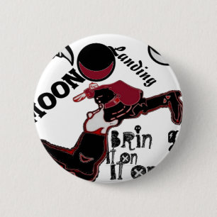 Badge Rond 5 Cm Apportez-le – Noël ludique et mashup de l'espace