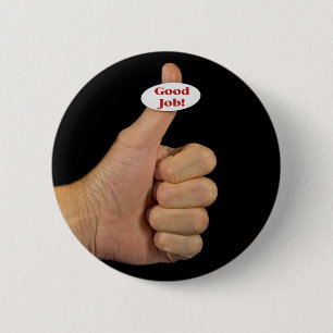 Badge Rond 5 Cm Approbation