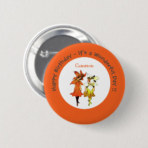 Badge Rond 5 Cm Approvisionnement en Tigre-Lily de Trillium