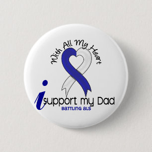 Badge Rond 5 Cm Appui de SAL I mon papa
