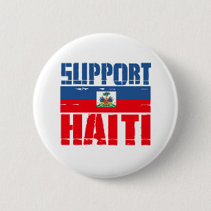 Badge Rond 5 Cm Appuyer Haïti