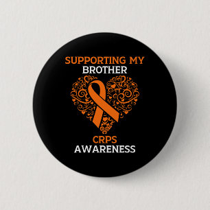 Badge Rond 5 Cm Appuyer mon frère RSD Mois de sensibilisation aux 