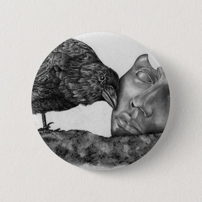 Badge Rond 5 Cm Après l'inondation (Devant)