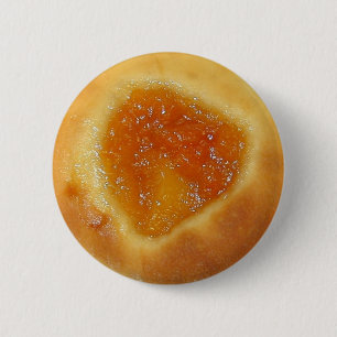 Badge Rond 5 Cm Apricot Kolache pin