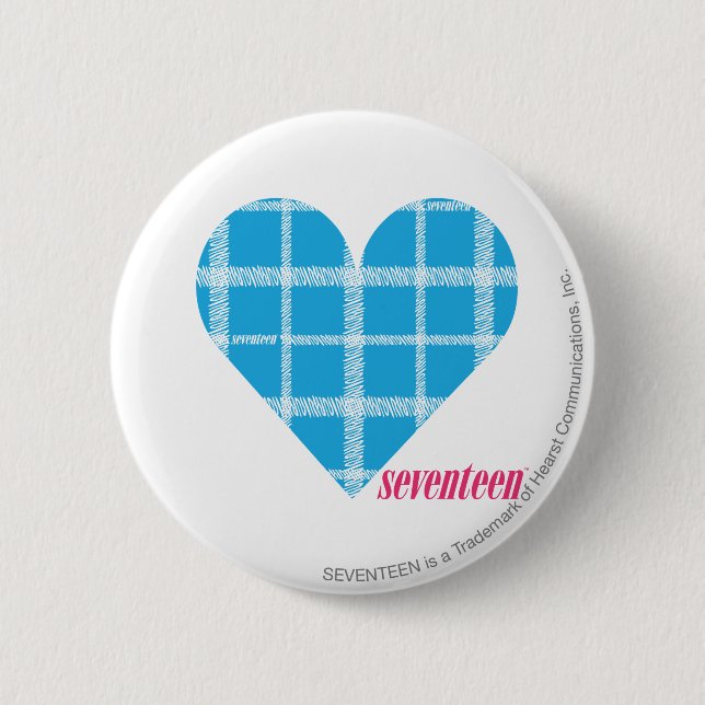 Badge Rond 5 Cm Aqua 2 de plaid (Devant)