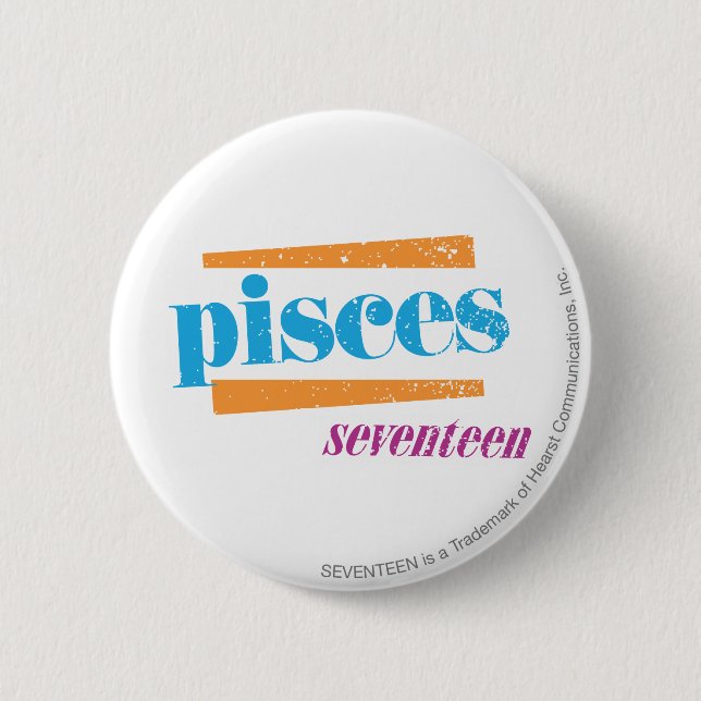Badge Rond 5 Cm Aqua de Poissons (Devant)