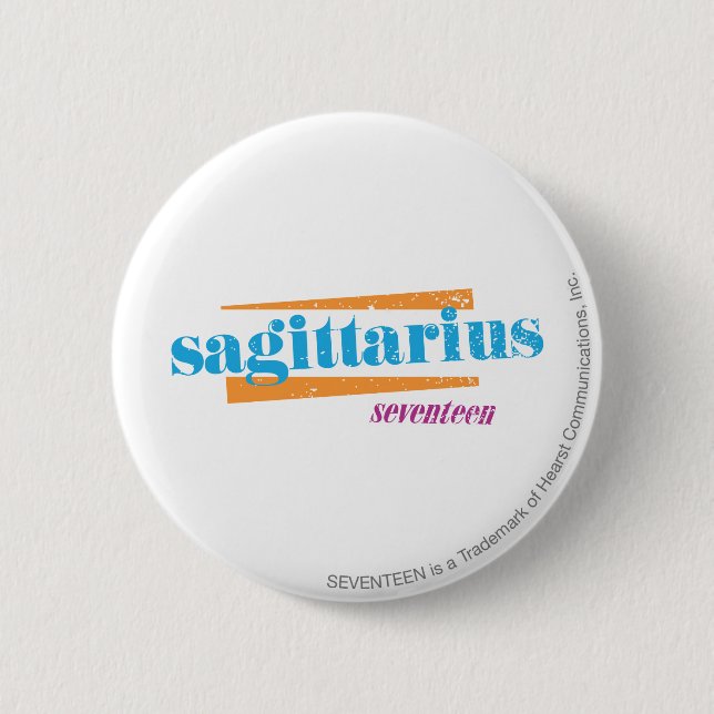 Badge Rond 5 Cm Aqua de Sagittaire (Devant)