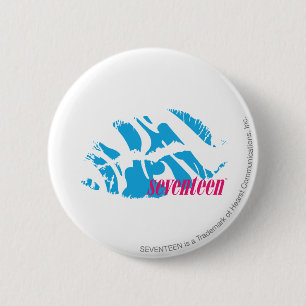 Badge Rond 5 Cm Aqua de zèbre