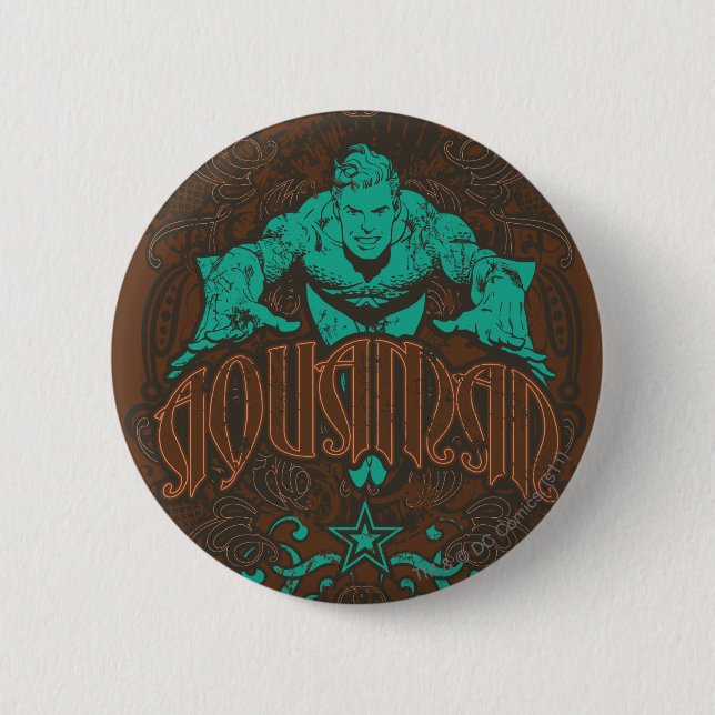 Badge Rond 5 Cm Aquaman - C'est Showtime ! Poster (Devant)