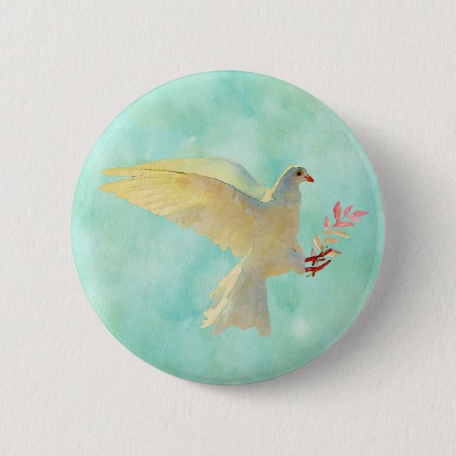 Badge Rond 5 Cm Aquarelle (Devant)