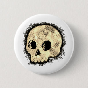 Badge Rond 5 Cm Aquarelle demi-teinte de sépia