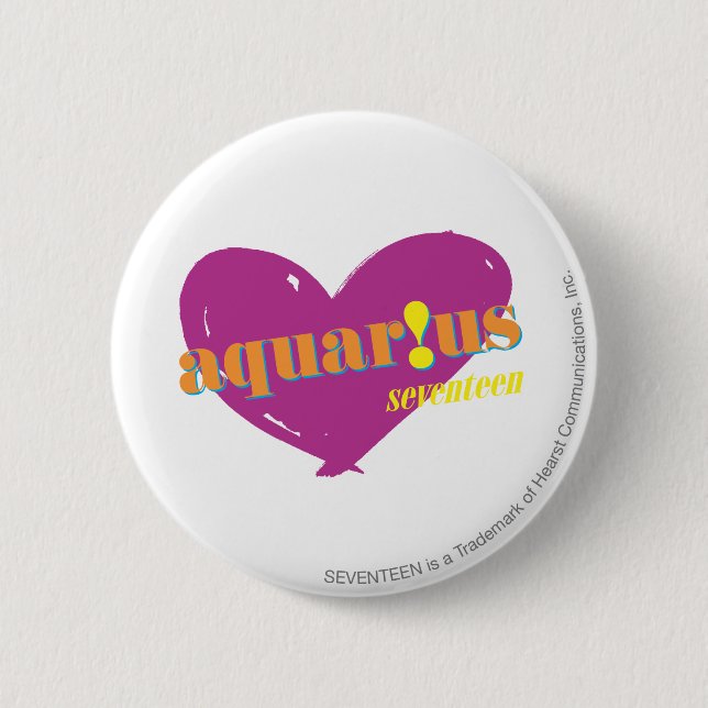 Badge Rond 5 Cm Aquarius 2 (Devant)