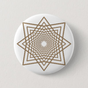 Badge Rond 5 Cm arabesque moderne
