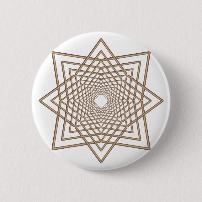 Badge Rond 5 Cm arabesque moderne (Devant)