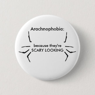 Badge Rond 5 Cm Arachnophobia