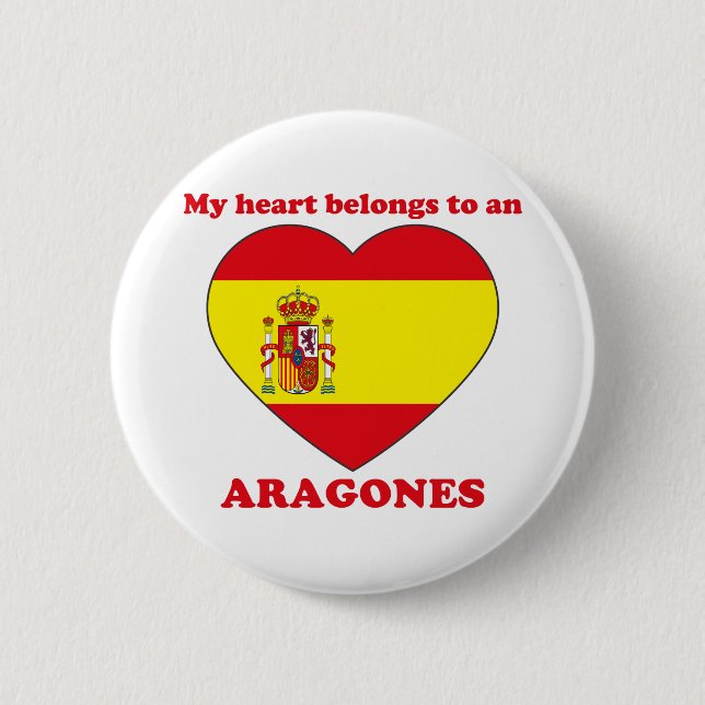 Badge Rond 5 Cm Aragones (Devant)